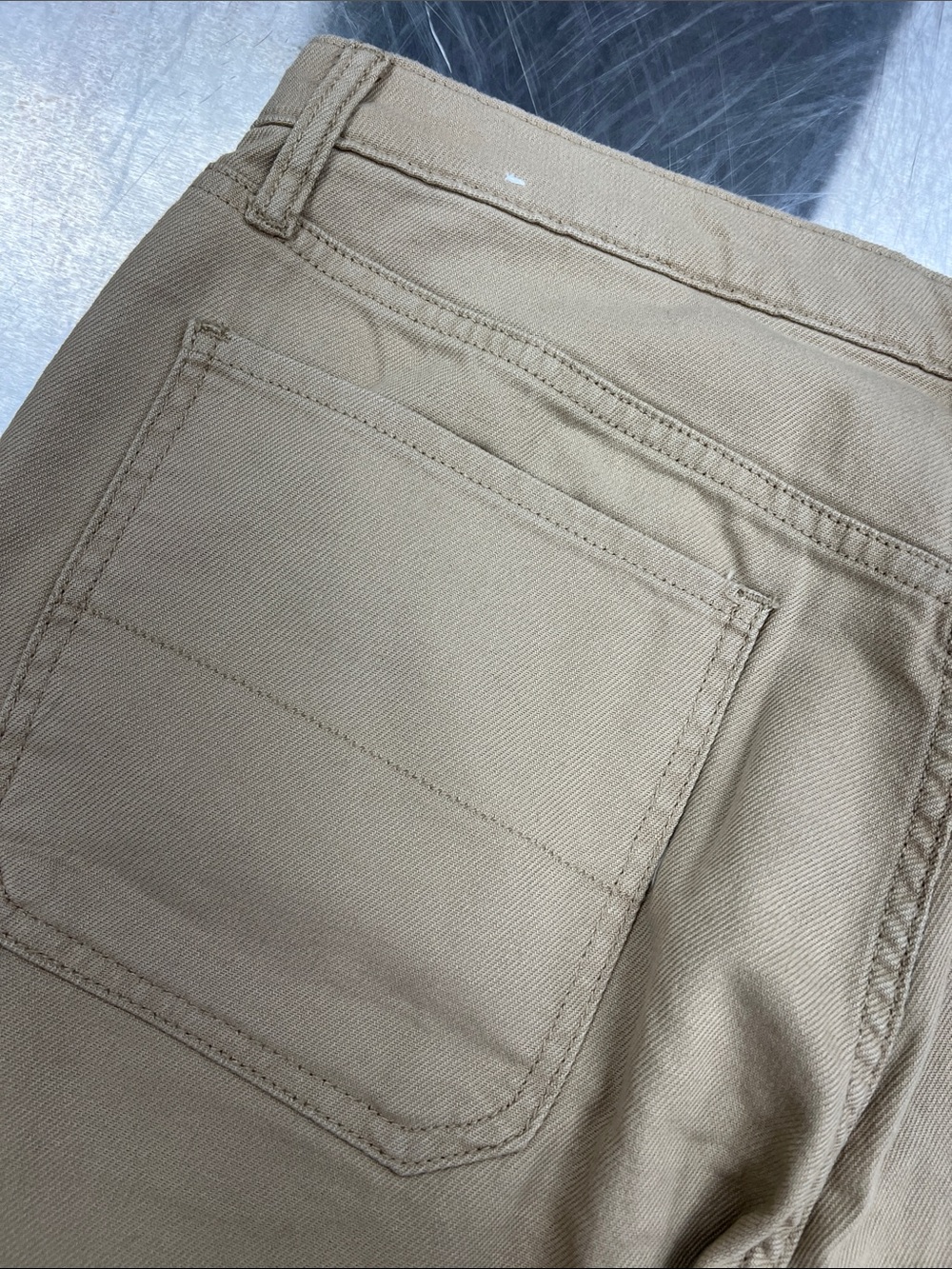 Lucky Brand 90’s Loose High Rise Straight-Leg Pants - Khaki Women’s 12 - Picture 13 of 14